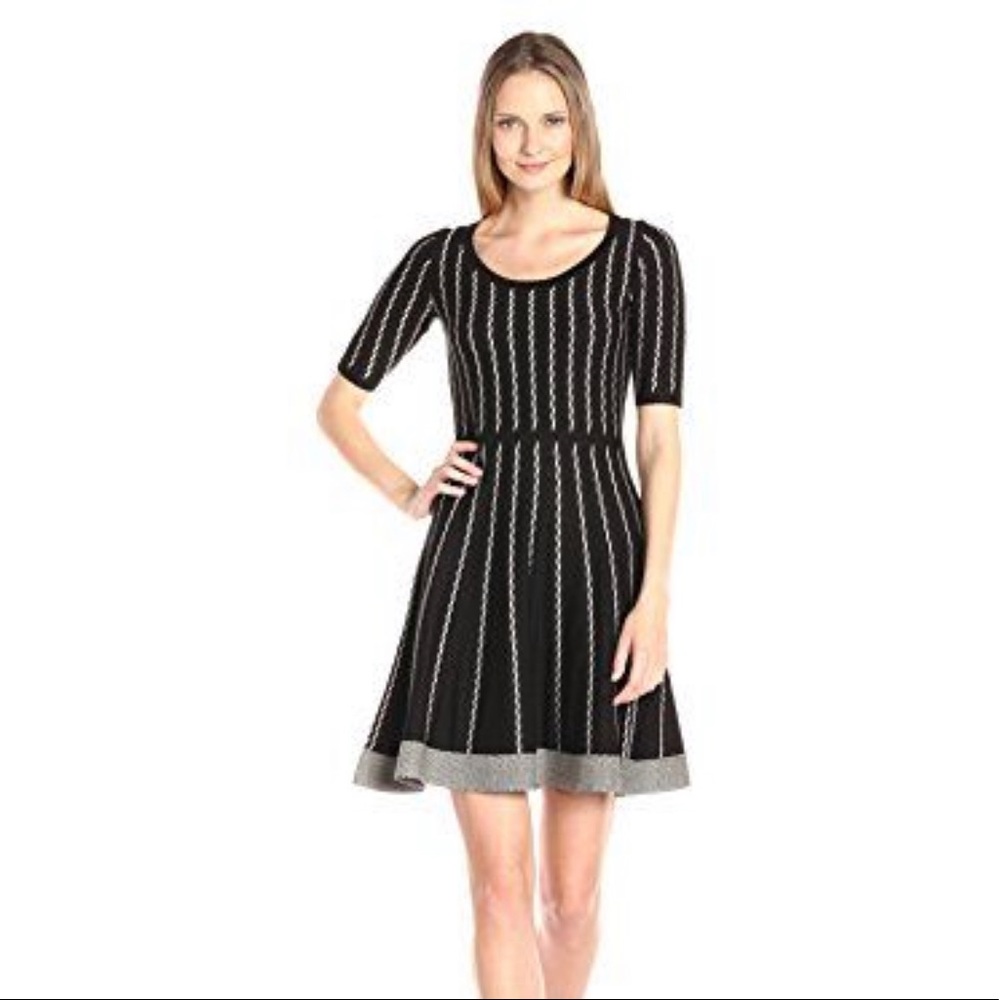 Fit and Flare A line Sweater Dress with Sleeves - M (Never Worn!)